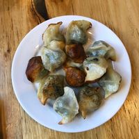 Vegetable panfried dumplings at Shanghai Street - 小籠館 in Melbourne