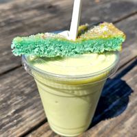 Avocado smoothie at Casita Vegana SF in San Francisco