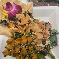 Beet poke salad  at Scott's Seafood Roundhouse in Folsom