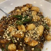 Vegan gnocchi   at Taylor's Bistro in Soldiers Point