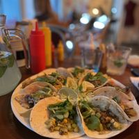 Vegan plate   at La Taqueria in Belgrade