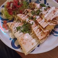 Mushroom quesadilla at La Taqueria in Belgrade