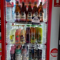 Kombucha, fruit juices at Circle Coffee House in New Norfolk