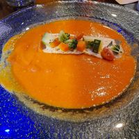 Tamato soup at Ylla Organic Fusion in Aguas Calientes