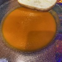 Tomato soup  at Ylla Organic Fusion in Aguas Calientes