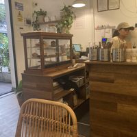 Counter  at Milenaria Café in Lima