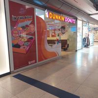 Located one floor below the train tracks at Dunkin' in Leipzig