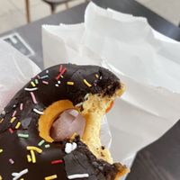 Rainbow Chocolate  at Dunkin' in Leipzig