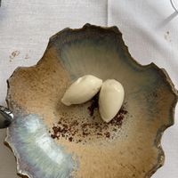 Dessert sorbet   at Auberge du Bon Laboureur in Chenonceaux