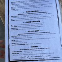 Menu  at Walnut Cafe in Boulder