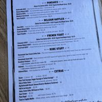 Menu  at Walnut Cafe in Boulder