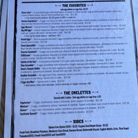 Menu  at Walnut Cafe in Boulder