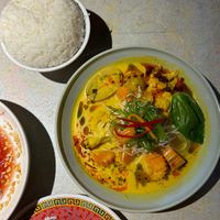 Malaysian curry  at Ga Ga Kitchen + Bar in Glasgow