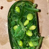 Wakame & Edamame  at Vegamaki Sushi Bar in Porto