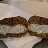 Bagel w/ Creamed Cheese at Ess a Bagel - 3rd Ave in New York City