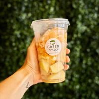 cut fruits at Green To Go in Montevideo