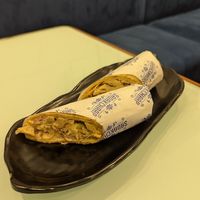 Vegan Malai chaap roll at Sadak Chaap - Khar in Mumbai