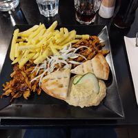 Gyros plate at Mythos in Zurich