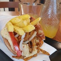 Vegan gyros at Mythos in Zurich