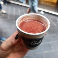 Pure dark shot - the espresso of hot chocolate at Mörk Chocolate in Melbourne