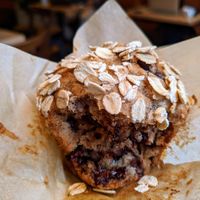 $2 Banana chocolate chip vegan muffins at Prince Street Cafe in Lancaster