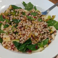 Couscous salad with no feta at Prince Street Cafe in Lancaster
