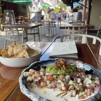 Cauliflower ceviche (HIGHLY recommend)  at Ocean's Isla in Isla Mujeres
