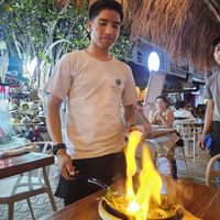 They put on a show!  at Ocean's Isla in Isla Mujeres