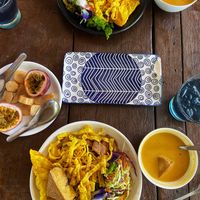 Khao Soy  at Shambhala in Koh Phayam