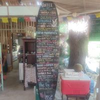The menu at Shambhala in Koh Phayam