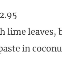 ingredients at Ploy Thai Cuisine in The Woodlands