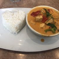 panang curry at Ploy Thai Cuisine in The Woodlands