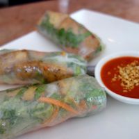 Those were supposed to be vegan, but I'm really not sure... at Ploy Thai Cuisine in The Woodlands