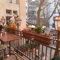 Small balcony at Trattoria Sempre in Zurich