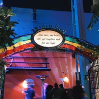 the view walking out after a tasty meal   at Universal Studios - Bob Marley-A Tribute to Freedom in Orlando