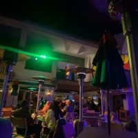 ambiance in the outdoor seating area  at Universal Studios - Bob Marley-A Tribute to Freedom in Orlando