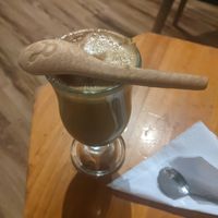 Latte Crème Brûlée (10.800 COP) - 3.5/5 at La Civeta & el Elefante - Café in Medellin