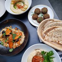 Vegan mezze selection at Twentysix in Budapest