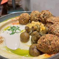 Complete hummus   at Hummus Bar - Nagymező utca in Budapest