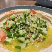 Tabule hummus   at Hummus Bar - Nagymező utca in Budapest
