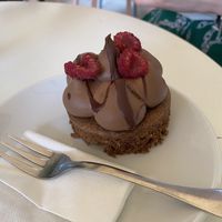 Raspberry chocolate tart   at Sugar! in Budapest