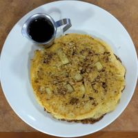 Solstice Corn Cake at Paradox Cafe in Portland