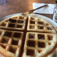 Vegan waffles  at Paradox Cafe in Portland