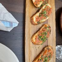 Tomato bread   at Bulerias in Chicago