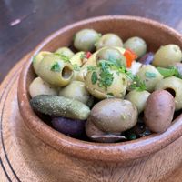 Lemony olives  at Bulerias in Chicago