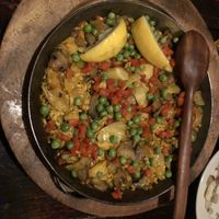 Vegan Paella   at Bulerias in Chicago