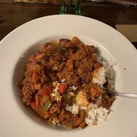 Vegan chilli 🌶 👍  at Port Askaig Hotel & Stores in Islay
