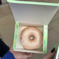 plain glazed   at Rodeo Doughnuts - Bond St Station in London