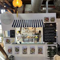 The little food stall, see then menu - No 4 Vegan   at Chopped - Storms Pakhus in Odense