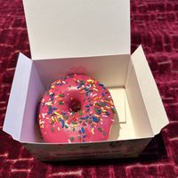 Sprinkle donut  at Rodeo Doughnut- Fleet Street in London
